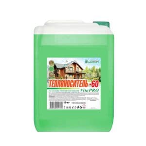 Теплоноситель Eco Therm VITA PRO -60 °С 10 кг на основе пропиленгликоля