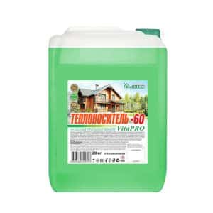 Теплоноситель Eco Therm VITA PRO -60 °С 20 кг на основе пропиленгликоля